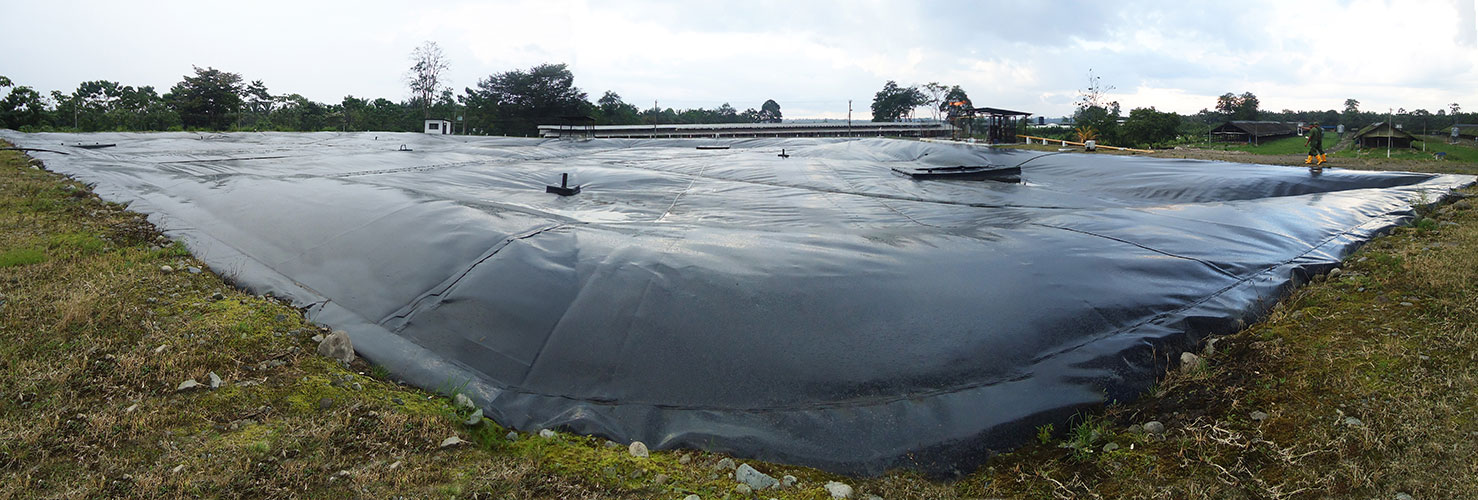 Biodigestor en HDPE, Santo Domingo de los Tsáchilas.