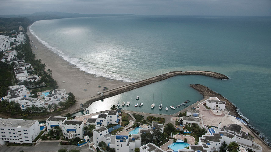 Protección Marina con Geotubes, Esmeraldas.